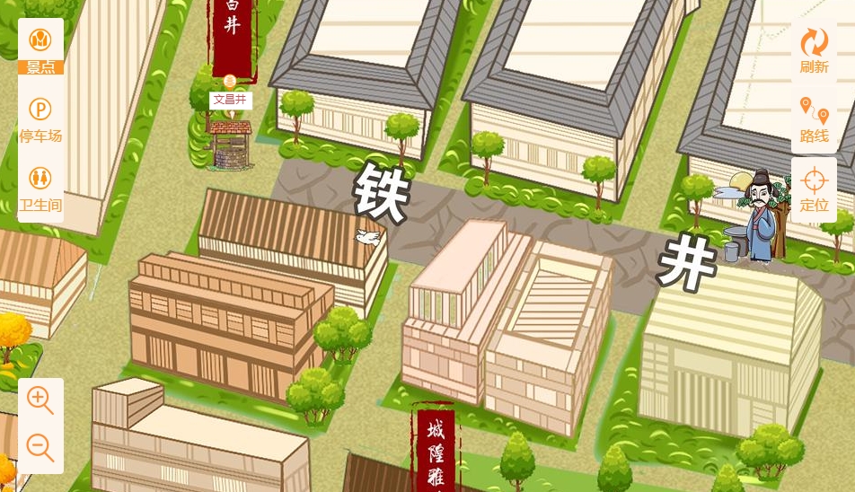 山城智慧景区：手绘地图与语音导览的完美融合